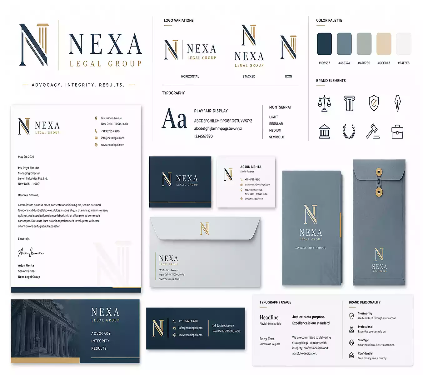 Nexa Legal Group Stationery