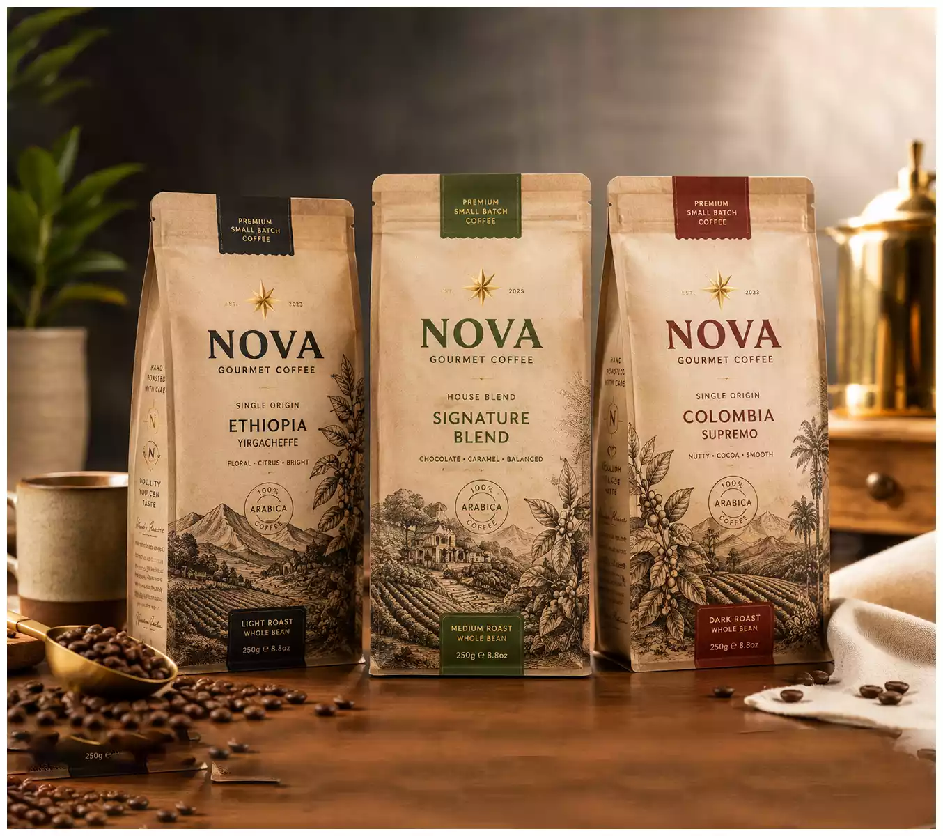 Nova Gourmet Coffee Bag