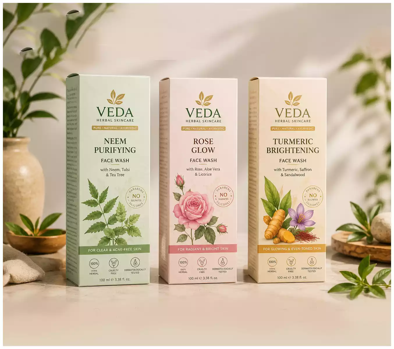 Veda Herbal Skincare Box