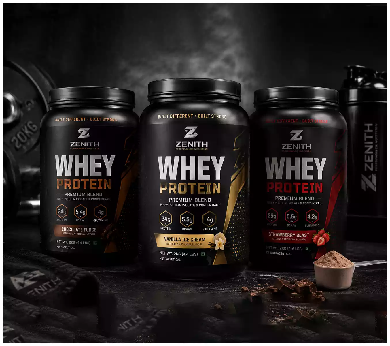 Zenith Protein Powder Tub