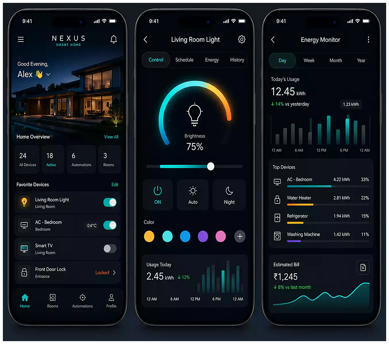 Nexus Smart Home App Console